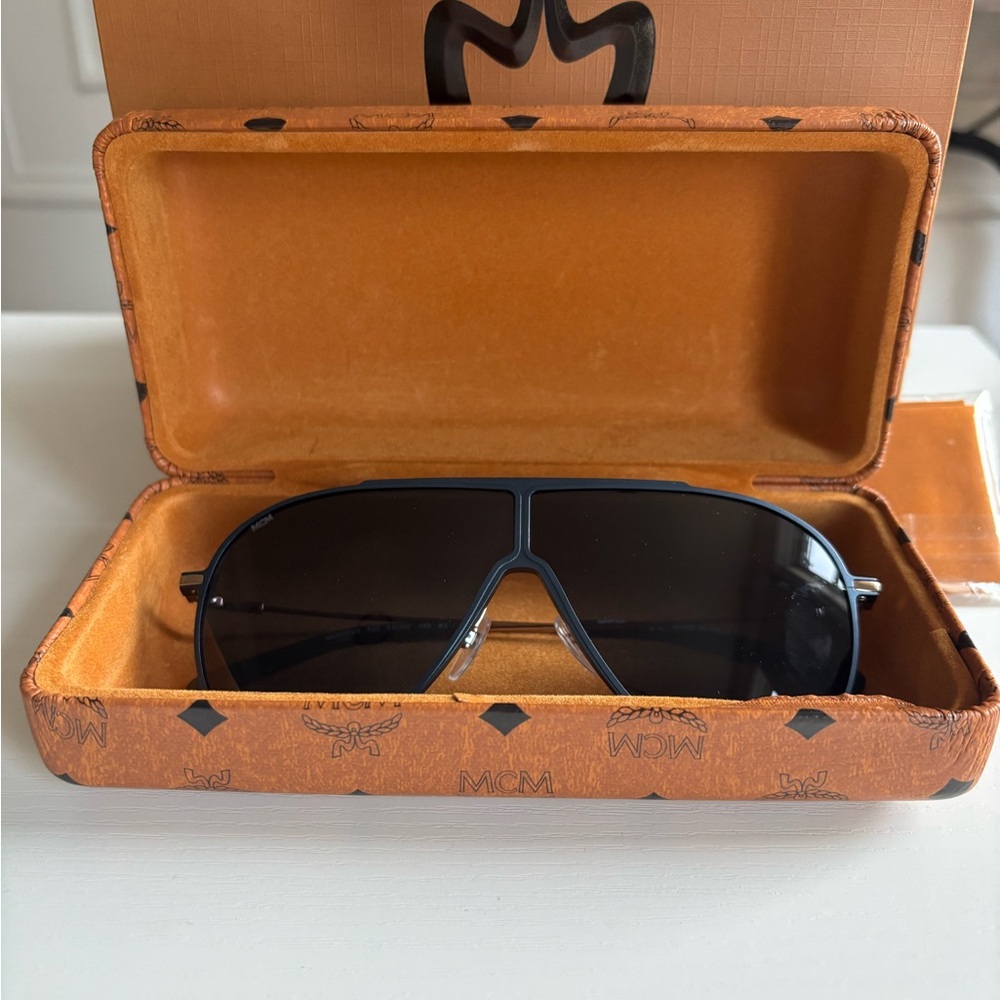 MCM Black Aviator Sunglasses